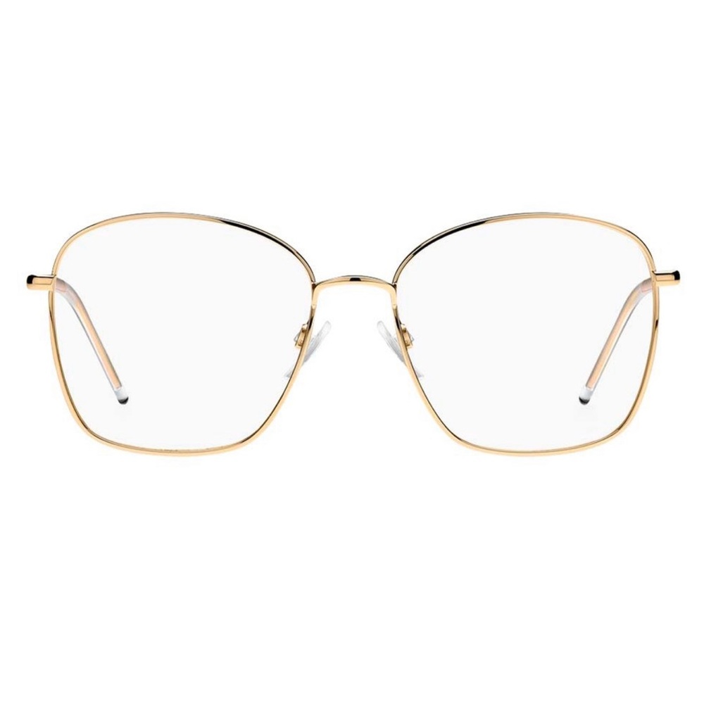 Tommy Hilfiger Gold Metal Square Eyeglasses